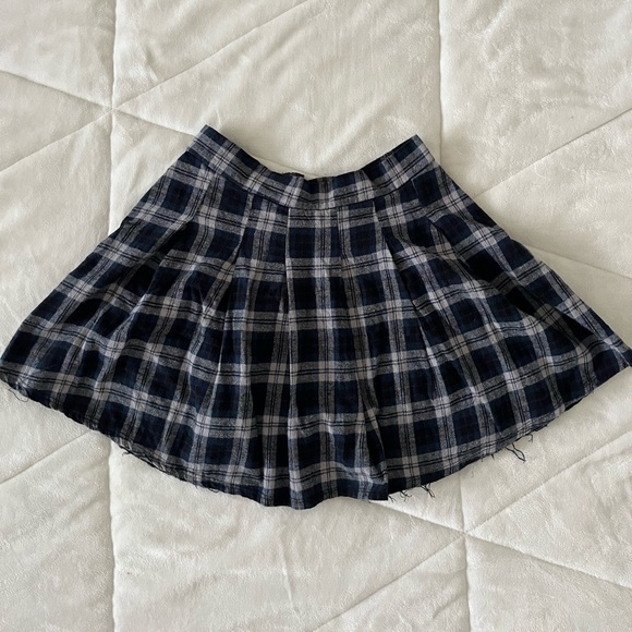 Windsor Plaid Pleated Mini Skirt - Picture 1 of 5